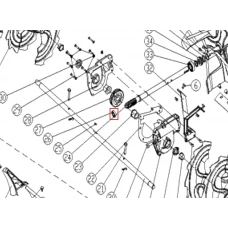 Rulment 16001 freza zapada RURIS Everest 603, pozitia 26, cod ps603-2-26