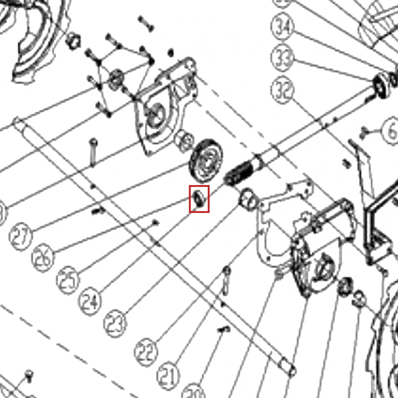Rulment 16001 freza zapada RURIS Everest 603, pozitia 26 pe plansa