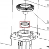 Rulment 30205 motosapa RURIS 650/651KSD, pozitia 23 pe plansa