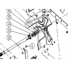Rulment 51104 freza zapada RURIS Everest 603, pozitia 35, cod ps603-2-35