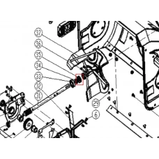 Rulment 51104 freza zapada RURIS Himalaya 602, pozitia 35, cod ps602-1-35