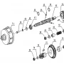 Rulment 6007 motosapa RURIS 1300KS, pozitia 52, cod ps1300ks-3-52