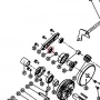 Rulment 6200 freza zapada RURIS Everest 804, pozitia 32, cod ps804-3-32