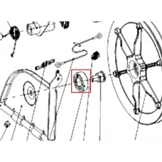 Rulment 6203 freza de zapada RURIS Retezat 620, plansa 3 pozitia 38, cod ps620-3-38
