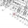 Rulment 6203 RURIS RXD 1700 masina defrisat, pozitia 12 plansa 2