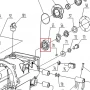 Rulment 6203 motosapa RURIS 650/651KSD, pozitia 55, cod ps650ksd-6-55