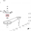 Rulment 6203-RS RURIS DAC 777K motocositoare, pozitia 55 plansa 3 a masinii
