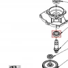 Rulment 6301-2RS motoburghiu RURIS TT14, pozitia 4 pe plansa