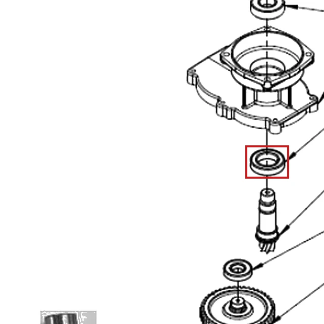 Rulment 6301-2RS motoburghiu RURIS TT14, pozitia 4 pe plansa