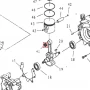 Rulment ace motoburghiu RURIS TT10, pozitia 41, cod pstt10-1-41
