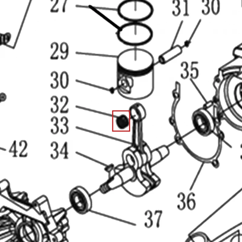 Rulment ace motoburghiu RURIS TT14, pozitia 32 pe plansa