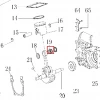 Rulment ace motoferastrau RURIS DAC 401S, pozitia 19 plansa 2