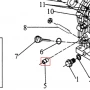 Rulment ace motosapa RURIS 650/651KSD, pozitia 5, cod ps173f-1-5