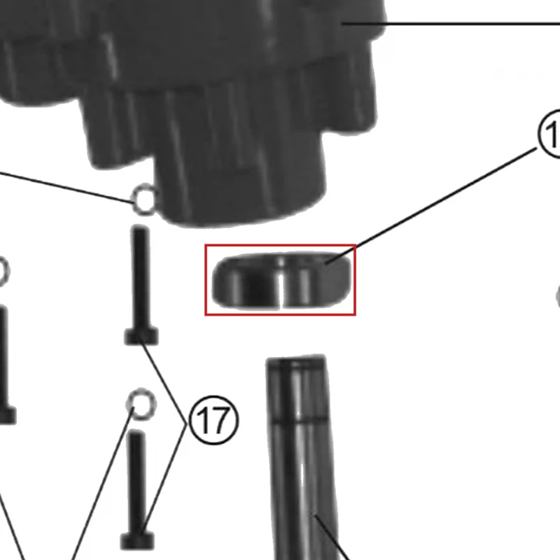Rulment motoburghiu RURIS TT10, pozitia 13 pe plansa