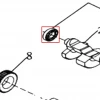 Rulment motosapa RURIS 650/651KSD, pozitia 1 pe plansa
