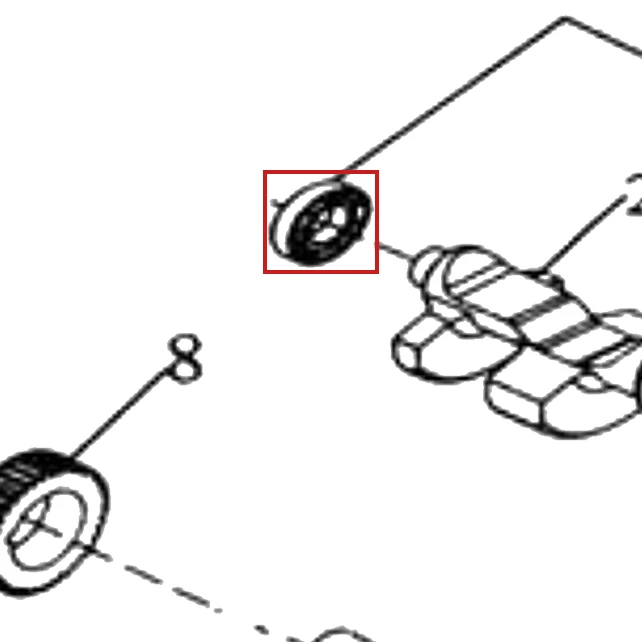 Rulment motosapa RURIS 650/651KSD, pozitia 1 pe plansa