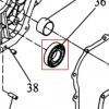 Rulment motosapa RURIS 650/651KSD, pozitia 36 pe plansa
