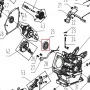 Rulment motor motocultor RURIS 731K, pozitia 25, cod ps731k-3-25