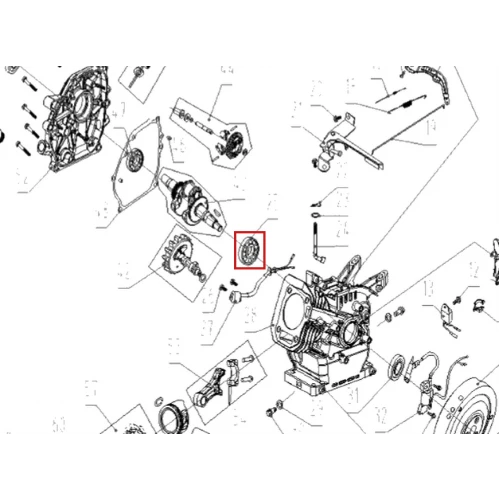 Rulment RURIS 731FR motosapatoare, piesa motocultor, plansa 5 pozitia 25, cod ps731fr.2024-5-25
