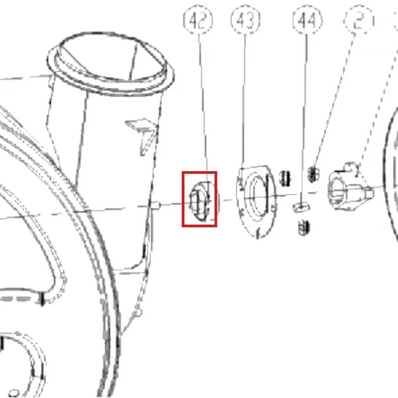 Rulment SB204 freza de zapada RURIS Retezat 620, pozitia 42 plansa 2