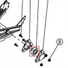 Rulment SB205 freza zapada RURIS Everest 804, pozitia 13 pe plansa