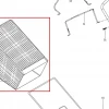 Sac colector RURIS DAC 110XL masina tuns gazon, pozitia 63 plansa masinii
