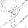 Saiba cauciuc RURIS DAC 777K motocositoare, pozitia 21 plansa 1 a masinii