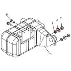 Saiba grover motosapa RURIS 650/651KSD, pozitia 3, cod ps173f-8-3