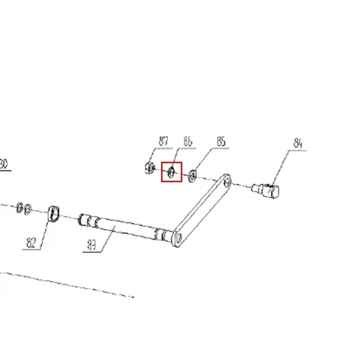 Saiba grower 8 RURIS 731K motosapa, piesa motocultor, plansa 2 pozitia 86, cod ps731-2-86