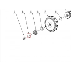 Saiba motosapa RURIS 650/651KSD, pozitia 34, cod ps650ksd-6-34