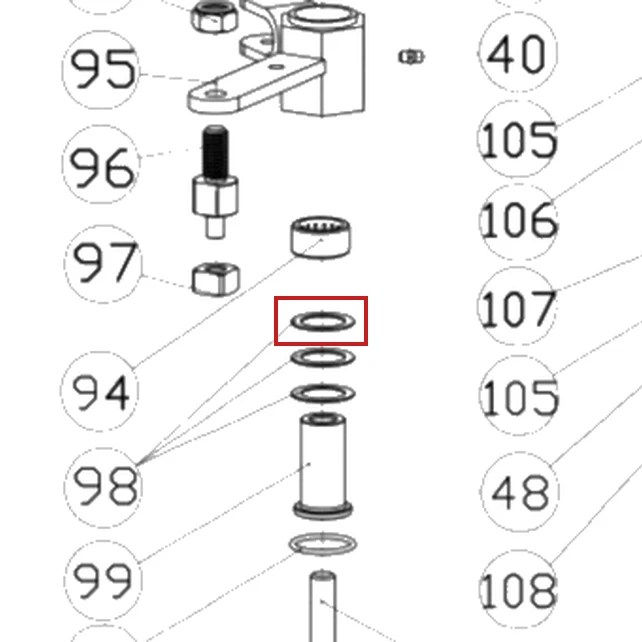 Saiba RURIS DAC 777K motocositoare, pozitia 98 plansa 4 a masinii