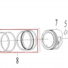 Segmenti RURIS RXD 1700 masina defrisat, pozitia 8 plansa 12