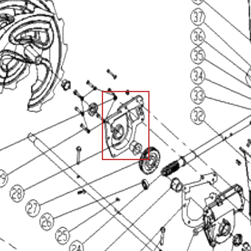 Semicarter dreapta freza zapada RURIS Everest 603, pozitia 28 pe plansa