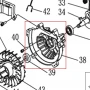 Semicarter motoburghiu RURIS TT14, pozitia 38, cod pstt14-1-38