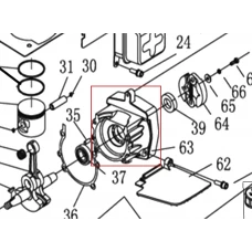 Semicarter motoburghiu RURIS TT14, pozitia 63, cod pstt14-1-63