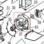Semicarter motoburghiu RURIS TT14, pozitia 63, cod pstt14-1-63