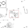 Semicarter stang motoferastrau RURIS DAC 401S, pozitia 22 plansa 2
