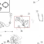 Semicarter stang motoferastrau RURIS DAC 401S, plansa 2 pozitia 22, cod ps401s-2-22