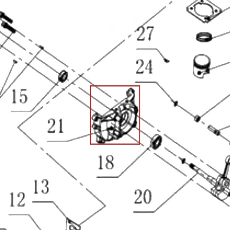 Semicarter suflanta RURIS A7, pozitia 21 pe plansa