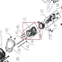 Set segmenti motor motocultor RURIS 731K, pozitia 57, cod ps731k-3-57