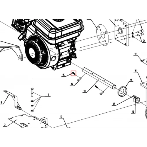Siguranta 2x9x38 motocultor RURIS 918, pozitia 15, cod ps918-1-15