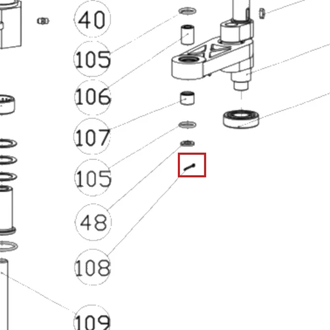 Siguranta 3.2x30 RURIS DAC 777K motocositoare, pozitia 108 plansa 4 a masinii