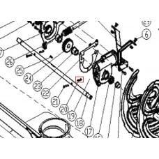 Siguranta bolt freza zapada RURIS Himalaya 602, pozitia 20, cod ps602-KC55-01-11