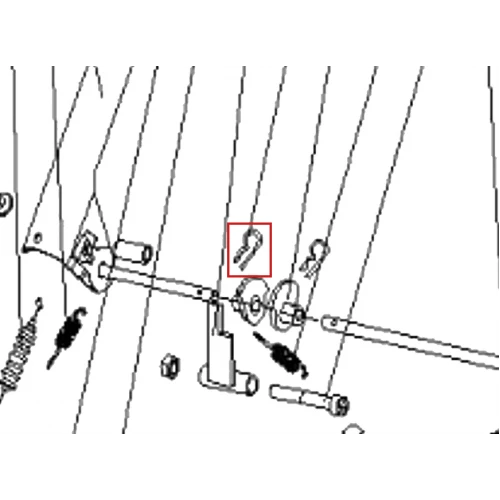 Siguranta bolt freza zapada RURIS Himalaya 602, pozitia 20, cod ps602-kc55-03-23