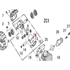 Siguranta bolt motoferastrau RURIS 142, pozitia 13, cod ps142-1-13