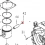 Siguranta bolt piston motoburghiu RURIS TT10, pozitia 42, cod pstt10-1-42