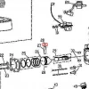 Siguranta bolt piston pentru masina de tuns gazon RURIS DAC 100XL, pozitia 28 pe plansa motorului