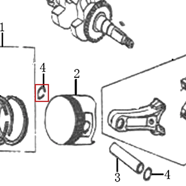Siguranta bolt motor scarificator gazon RURIS RXH999, pozitia 4 plansa 11