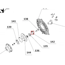 Siguranta rulment atomizor RURIS A103 S, piesa atomizor, plansa 2 pozitia 142, cod psa103s-2-142