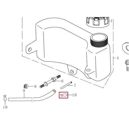 Siguranta RURIS DAC 777K motocositoare, motor Loncin 4 timpi, cod ps777k-12-10